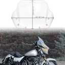 10" Windshield Kits for Harley Street Glide 24-later, Clear Wind Shield Windscreen Air Deflector for Harley Davidson Street Glide CVO FLHXSE 2023-2026 Accessory