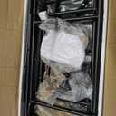 Amyove Bar Stools Set of 2, Upholstered Bar Chairs with Back, 25.5 Inches Kitchen Bar Stools with Footrest, Thick Cushion, Counter Height Barstools for Island, Counter Bar, Easy Assembly, Rustic Brown