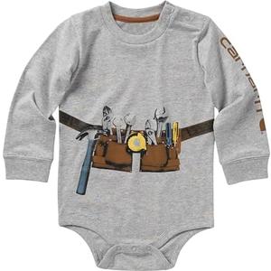 Carhartt Baby Girls' Long-Sleeve Bodysuit 6M