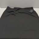 Tapata Women's Office Work Pencil Skirt Stretch High Waist Below Knee Bodycon for Business Casual, Black, XXX-Large