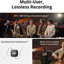 DJI Mic 3 Bundle (2 TX + 1 RX + Charging Case), Wireless Microphone for iPhone/Android/Camera, 32-bit Float Internal Recording, Dual Band Anti-Interference, 28h Use, Available for Lightning Device