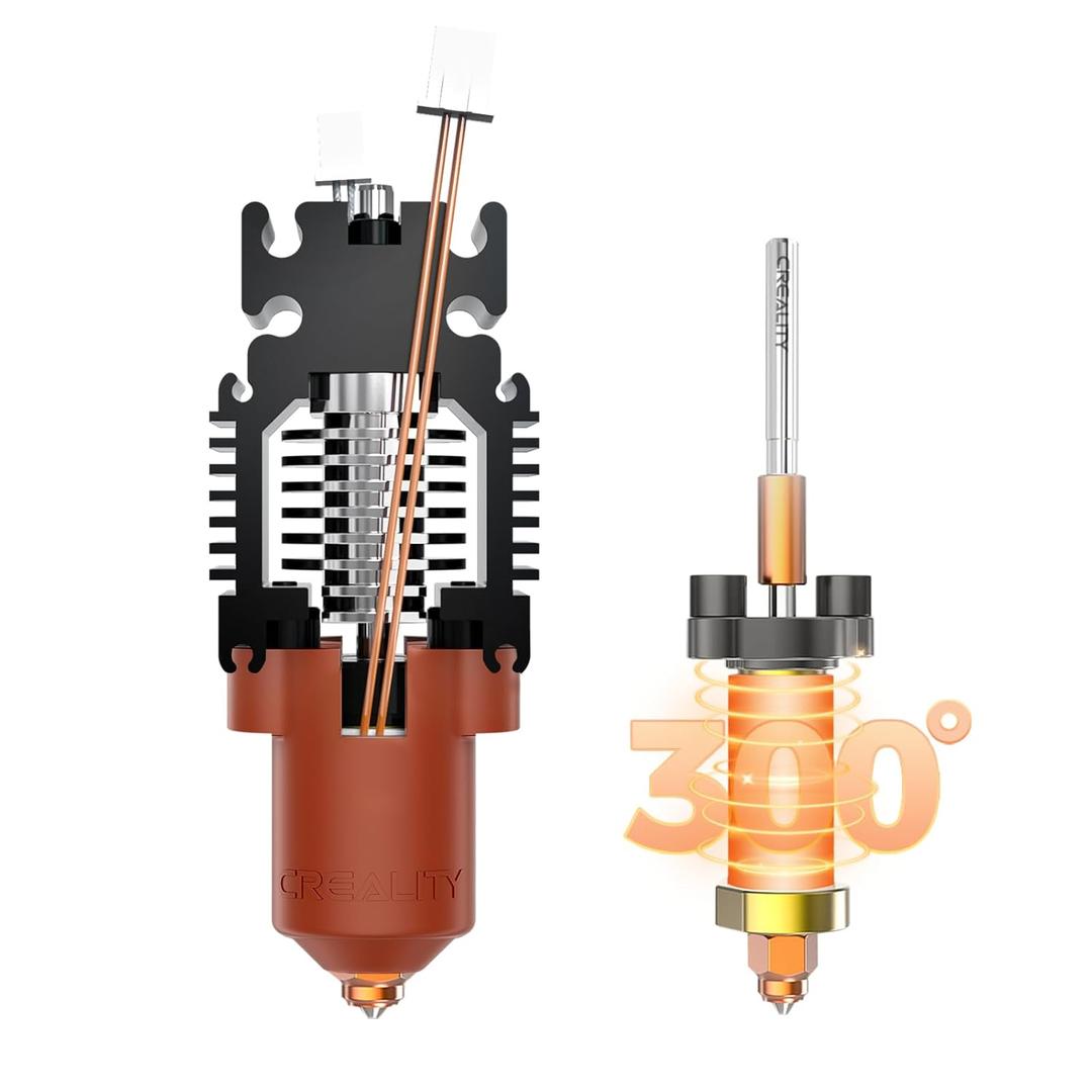 Creality Ender 3 V3 SE Hotend, Ender 3 V3 KE Ceramic Heating Block Kit with Quick-swap Nozzle, Upgrade Hotend Kit 300 High Temperature 600mm/s High-Speed Printing for Ender 3 V3 SE/KE 3D Printers