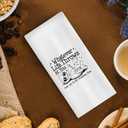 Trendy Retro Duck Kitchen Towels, Gifts for Duck Lovers Dish Tea Towels for Kitchen Decor, Whatever Life Throws at You Funny Animal Decorative Hand Towels for Bathroom, 16x24 Inch