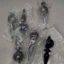 6PCS 6-Inch Hand-Blown Glass Finial Christmas Tree Hanging Ornaments -Large Elegant Clear Glass Vintage Holiday Decorations for Tree, Mantel, Party - Luxury Handmade Seasonal Dcor(Blue)