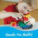 Learning Resources MathLink Cubes Big Builders - Math Manipulatives Kindergarten Games, Pattern Building Blocks, Counting Blocks, STEM Sets, Classroom Counters, Fine Motor Skills, Gifts For Kids