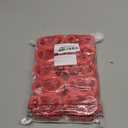 Jenaai 200 Pcs Red Ribbon Awareness Silicone Bracelets Drug Free Silicone Rubber Wristbands Red Ribbon Week Soft Wristbands for School Events Charity Campaigns Gifts Supplies