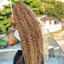 Human Braiding Hair for Boho Braids Bulk Deep Wave Boho Hair for Braiding Wet and Wavy Brazilian Virgin Human Bohemian Hair for Braiding 2 Bundles 160g Honey Blonde 24''