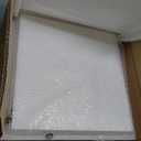 Diflart Natural Marble Stone Cutting Board for Kitchen, 16x16 Inch, White with Gold Veins, Marble Slab Pastry Board Large with Non-Slip Feet for Backing, Cheese, Chocolate, Pack of 1 Piece