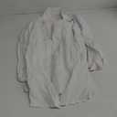 Womens Beach Cover Up Button Down Shirts Summer Cotton Gauze Tops Long Sleeve Bikini Swimsuit, M