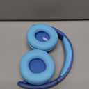 iClever BTH22 Kids Bluetooth Headphones, 60H Play Time, USB C Fast Charging, Bluetooth 5.4, AUX Cord,Safe Volume 74/85 dBA,Toddler Headphones for iPad/Tablet/Travel/School, Blue