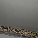 Custom Cut Hallway Runner Rug, Slip Resistant, 31 Inch Wide X Your Choice of Length, Lily Brown, 31 Inch X 9 feet
