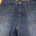 Sidefeel Women's Wide Leg Jeans High Waisted Stretchy Jeans Straight Leg Loose Fit Zimbaplatinum Ankle Denim Pants (14, Bluing)