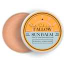 Tallow Sun Balm- With Grassfed Beef Tallow, Castor Oil, Zinc Oxide | Mineral Sunscreen | Natural, Organic | Reef Safe, Ocean Friendly | Spf 30 - Suitable For Sensitive Skin (2 Oz)