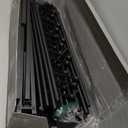 zunatu King Size Metal Platform Bed Frame/Victorian Style Headboard and Footboard/Steel Slat Support/Easy Assembly/No Box Spring Needed/Underbed Storage/Noise Free/Black