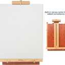 Creative Mark Paris Deluxe French Easel - Portable Canvas Stand for Painting, Watercolor Supplies, Beech Wood, Chrome Lined, Leather Strap, Holds 32" Canvas, Includes Palette, 24"x51"x44" to 30"x51"x71"