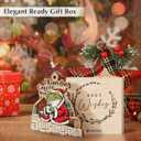 Frog Christmas Ornament 2025 - Gifts for Animal Lover, Unique Animal Lover Gifts for Women Men, Elegant Christmas Tree Decorations, Frog Ornament for Adults Boys Girls Friends