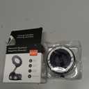 Nano Gel Suction Cup Car Mount, Magnetic Phone Holder for Your Car/Gym/Shower, 360 Rotating Foldable Car Phone Mount Compatible with iPhone 17 16 Pro Max 15 14 Plus & Android for Magsafe (Black)