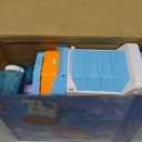 Sloosh 2 Packs 69 Holes Bubble with Solution Refill for Toddlers, Kids, Rocket Shape Bubble Guns Toy for Outdoor, Summer Toy, Gifts, Party Favors,Wedding, Easter