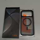 TORRAS Stronger Magnetic & Shockproof for iPhone 17 Pro Max Case, Fit for MagSafe, Military Grade Drop Protection, Camera Control, DIY Button, Slim for iPhone 17 Pro Max Case Translucent Matte Black