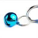 6 Pack Reflective Cat Collar with Bell, Breakaway and Safe Collars for Cats, Nylon, Pet Collar Adjustable19-32cm (Sky Blue)