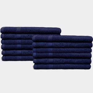 Spa Towels for Facials - Salon Facial Towels 16 x 27 Inches Pack of 12 (Navy Blue)