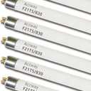 (6pack 34inch F21T5/830 Fluorescent Light Bulb, 21Watt Warm White T5 Linear Tube, 34'' F21W/T5 3000K Soft White Lighting, 20000Hour Longevity Performance
