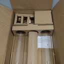 Rose Gold Taper Candle Holder Set, 3pcs Glass Hurricane Tall Candlestick Holders, Vintage Candelabra, Premium Gift Set for Home Decor Aesthetic, Birthday Parties, Weddings & Christmas Decorations