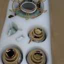 Zhehao 20 Pcs Porcelain Tea Set with Metal Holder and Spoon Adult Ceramic Tea Set European Flower Painting Teapot Cup Saucer Spoon for Women, Large Version(Fresh Style): Tea Sets