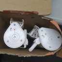 Retractable Baby Gate Replacement Parts, Original Hardware Set (Including 2 x Latchs + 2 x Brackets + 1 Set of Screws) for Retractable Gate Asin B0CH1C55L5/B0CH1DBKX3/B0D2SGY19BBlack (Punch Holes Install)