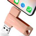 512GB Photo Stick for Phone, Qainerly USB Flash Drive for Phone All Models, 4-in-1 Design Transfer STO