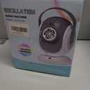 Joyfuture Automatic Bubble Machine, Black Bubbles Blower for Kids, Toddlers - 360 Rotation, 75 Adjustment, with LED Light - Gifts for Boys, Girls, Outdoor, Birthday, Party