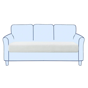 Stretch Sofa Seat Cushion Cover Couch Covers Furniture Protector (Sofa, Off-white), Size 20x20