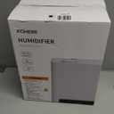 FOHERE 6L Humidifiers for Bedroom, 60H Cool Mist Humidifier for Large Room, 28dB Ultra-Quiet Runtime for Baby, Indoor, Plants, Smart Humidity Sensor, 16H Timer, Night Light, Oil Diffuser, White