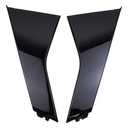 NewYall Rear Driver and Passenger Side C Pillar Garnish Molding Trim Cover Black Gloss for Honda Accord 2018-2022 