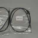 51232751378 51237148865 Hood Release Cable Set Compatible with MINI Cooper R56 2007-2013 Compatible with R55 2008-2015 Compatible with R57 2009-2015 Compatible with R58 2011-2015