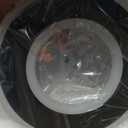 6 Lights High Ceiling Staircase Chandelier, Chrome Ring Crystal Chandelier Foyer Lighting Fixture, Dimmable LED Modern Long Hanging Light with Remote for Living Room, 99W