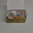 Baby Toys 6 to 12 Months, 5 In 1 Montessori Toys for 1 Year Old, Incl Travel Pull String Toy & Rattle Teether & Stacking Baby Block & Soft Infant Ring & Sensory Ball for Toddler 0-3-6-9-12 Month