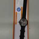 Quartz Analog Watch,Silicone Band, Calendar Date Display, Water Resistant, Watch for Women Nurses Female Nursing Students Lady (Black)