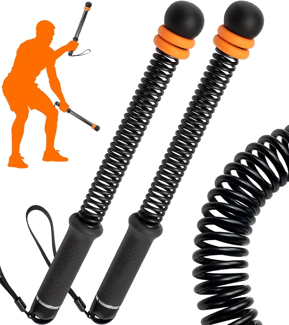 Ropeless Battle Ropes (2-Pack) for Home Gym, Adjustable Resistance Workout Ropes for HIIT, Cardio, Strength & Muscle Training, Low-Impact Exercise Equipment for Men & Women