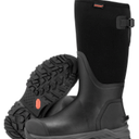 Showave Men's Rubber Hunting Boots, Waterproof Rain Boots Insulated Neoprene Mud Boot, Durable Arctic Outdoor Working Boot with Steel Shank 12