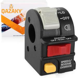 Handlebar Headlight Hi/Lo Beam Light Kill Stop Switch Compatible with Polaris ATV ATP Magnum Scrambler Sportsman Trail Boss Xpedition Xplorer 325 330 400 425 500 600 700 800 4010560 4010591
