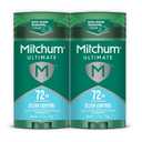 Mitchum Ultimate 72H Odor Protection Mens Antiperspirant & Deodorant, Invisible Solid, Clean Control, 2 pack
