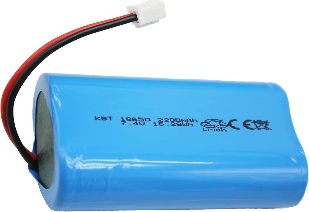 KBT 7.4V 2200mAh Rechargeable Li-ion Replacement Battery with JST Plug for Honeywell Alarm Lynx Touch K5109, L3000, L5000, L5100, L7000, 2Gig BATT1/ 1X/ 2X/ CNTRL2/ CP2, GCKIT311, Panel Alarm System