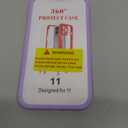 BESINPO Magnetic Case for iPhone 11 Case with Built-in Screen Protector, [Compatible with MagSafe] 360 Full-Body Shockproof Phone Cover for iPhone 11 6.1 inch, Purple Clear