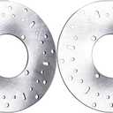 2 Pack Front Brake Rotor Discs Compatible with Polaris Ranger Sportsman Magnum Trail Blazer Boss ATP ACE 325 330 400 425 500 570 700 800 Direct Replacement Stainless Steel Disc OEM # 5244314