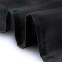 Surmente 132 inch Round Tablecloths -10 Pack Black Round Table Cloths, Polyester Fabric Table Covers for Wedding, Party, Banquet, or Restaurant