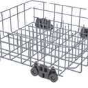 W10728159 Dishwasher Lower Rack for Maytag Dishwasher Rack with Wheels, W10525646 W10780925 W10082825 Lower Rack Replacement for Kitchenaid Dishwasher Rack Parts, 22"D by 20.5"W