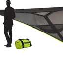 Tentsile Trillium Giant Hammock, The Original Tree Tent Company, 3 Adult Capacity, Anti-Roll, Central Hatch, Ratches and Straps Included, Designed in The UK (3 Person, Black Mesh)