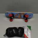 Honoson 7 Pcs Skateboard for Toddlers Beginners Knee Elbow Pads Wrist Guards Gear Set (Age 2-5 Kids 17 x 5'')