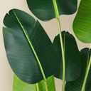 Artificial Bird of Paradise Plant 5.2Ft Fake Tropical Palm Tree with 10Trunks Faux Banana Leaf Trees in Pot for Home Indoor Outdoor Office Modern Decor Housewarming Gift1Pcs
